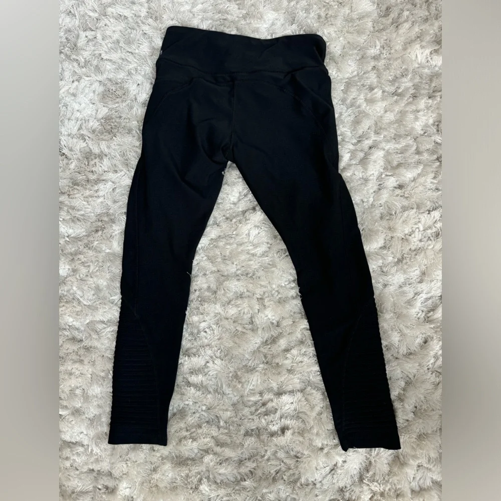 Mondetta moto Black leggings size Large - Picture 2 of 5